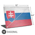 Slovakia Flag Distressed Universal Laptop 16in (13 x 9.4in) Skin